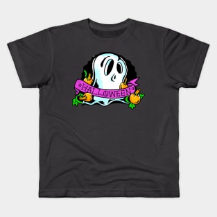 Halloween Ghosts and Pumpkins Kids T-Shirt